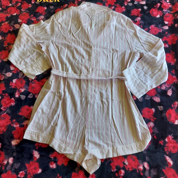 Victoria secret Flanel tie Romper size XL New - Picture 9 of 15